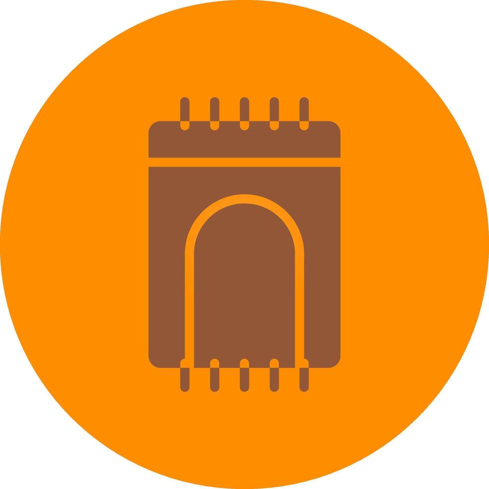 Prayer Rug Creative Icon Design vector