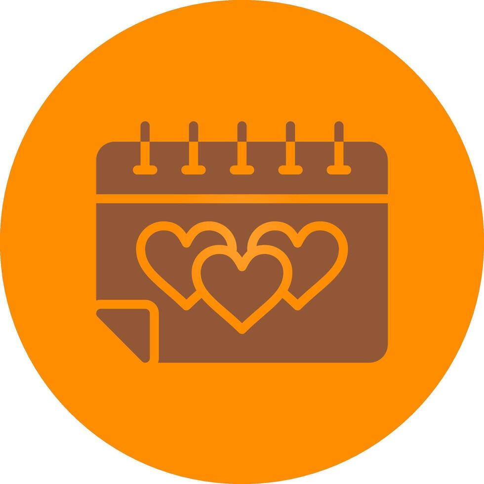 Wedding Day Creative Icon Design vector