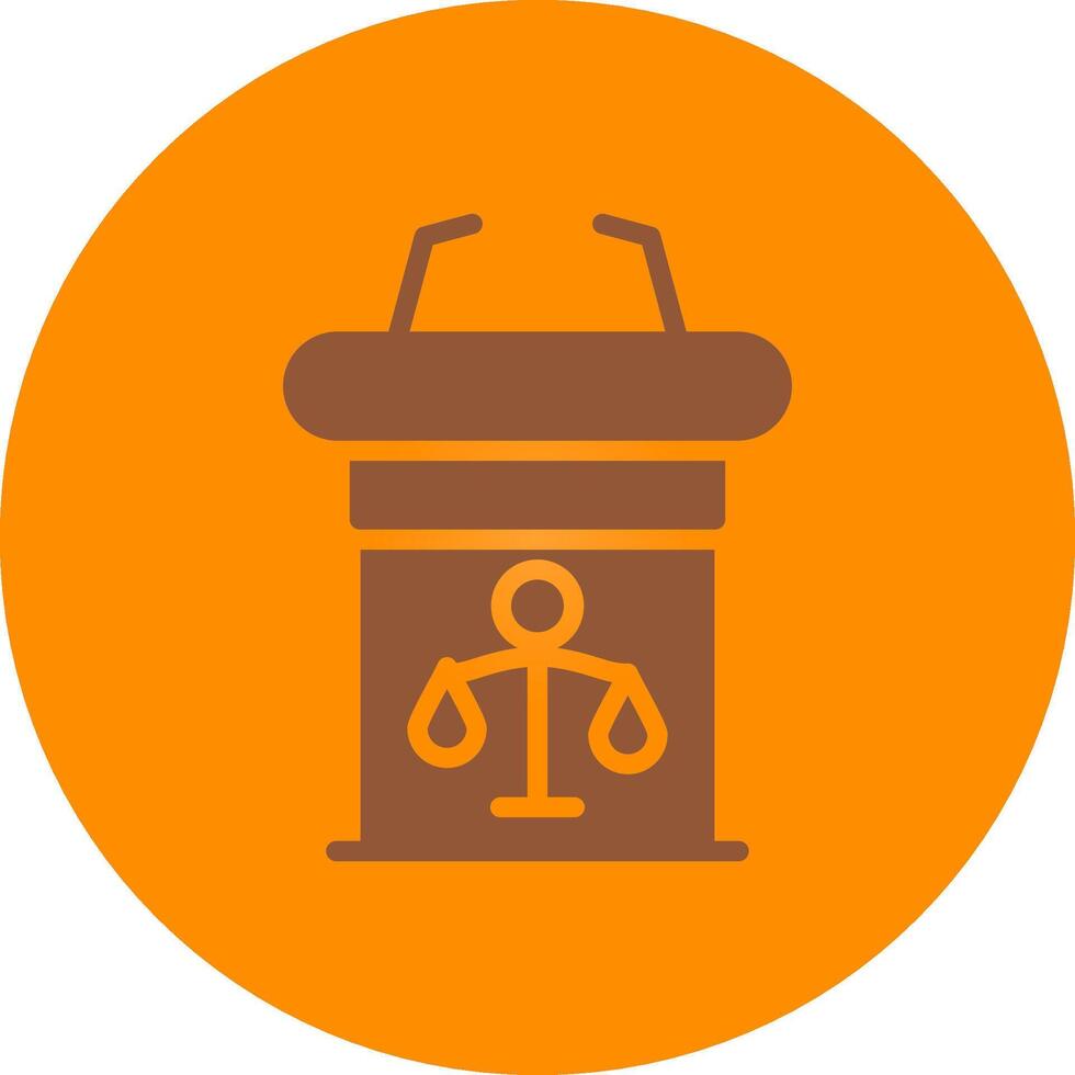 Tribune Creative Icon Design vector