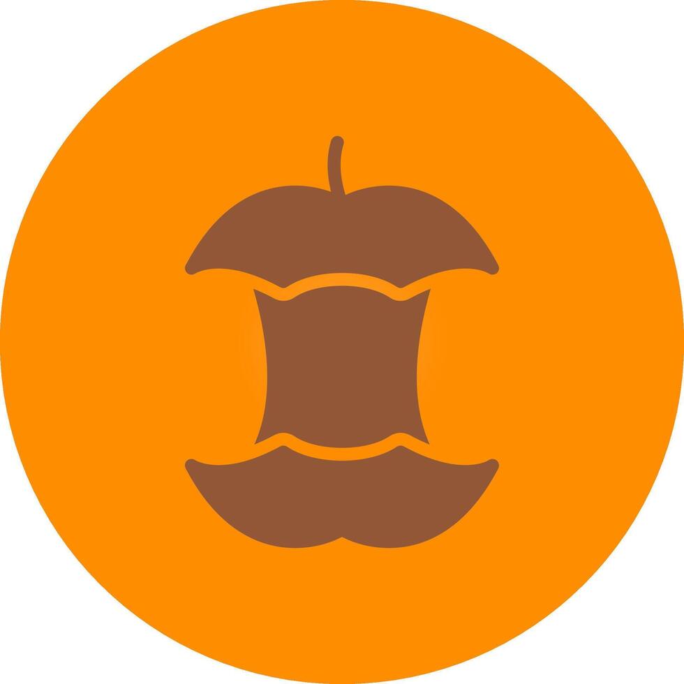 diseño de icono creativo de manzana vector