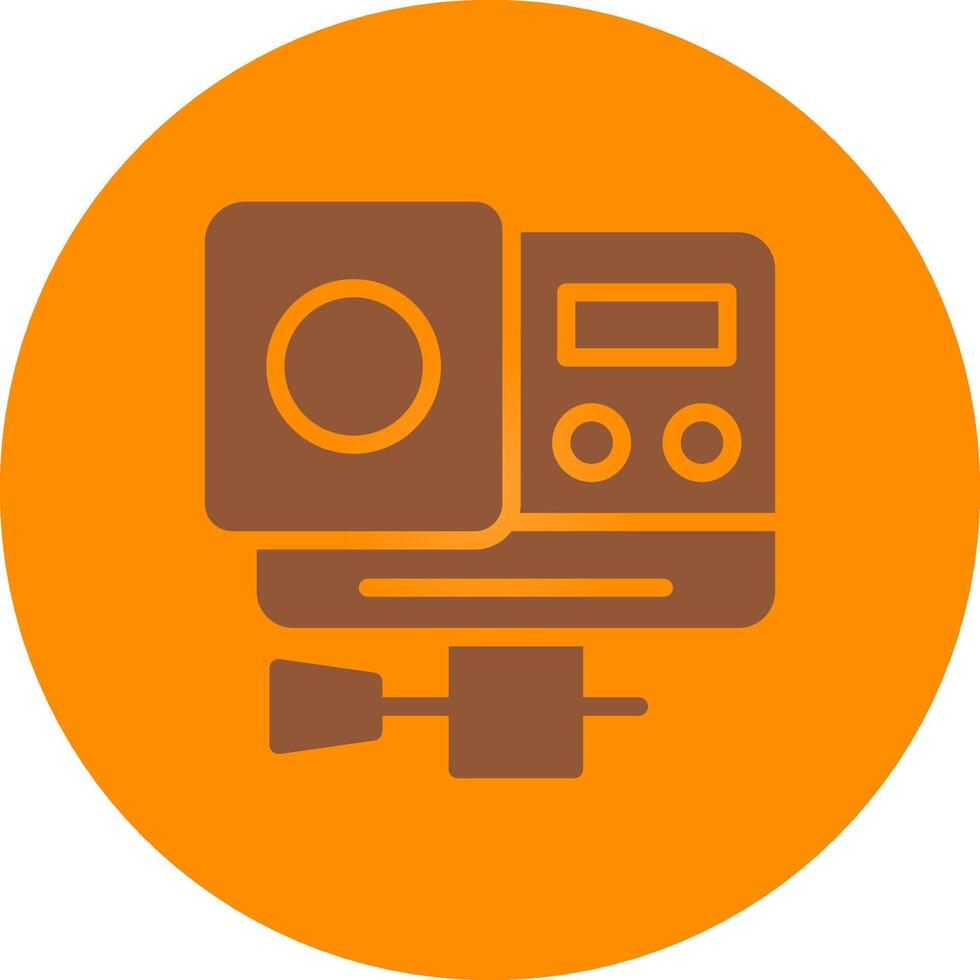 Action Camera Creative Icon Design vector
