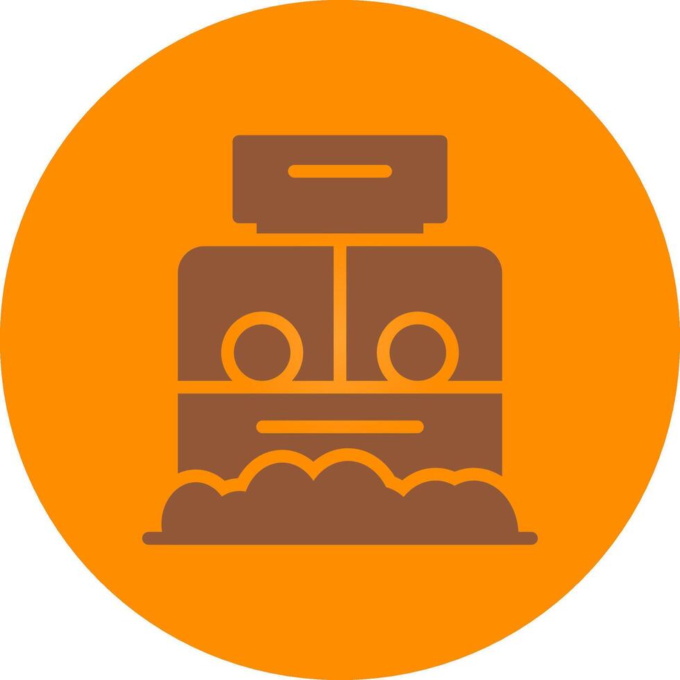 Ticket Box Creative Icon Design vector