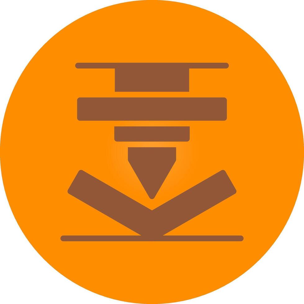Bending Creative Icon Design vector