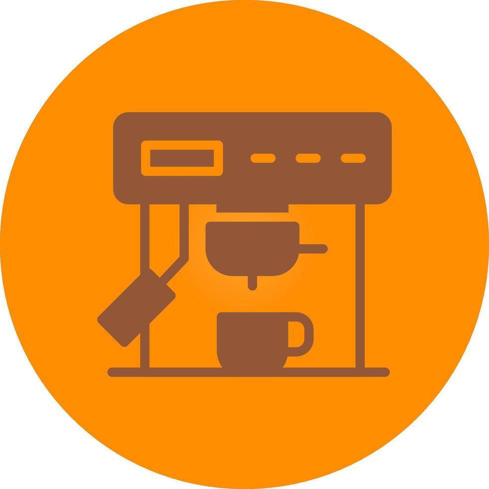 Coffee Machine Creative Icon Design vector