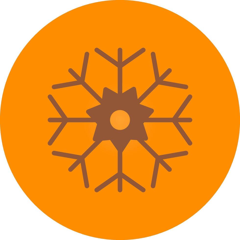 diseño de icono creativo de copo de nieve vector