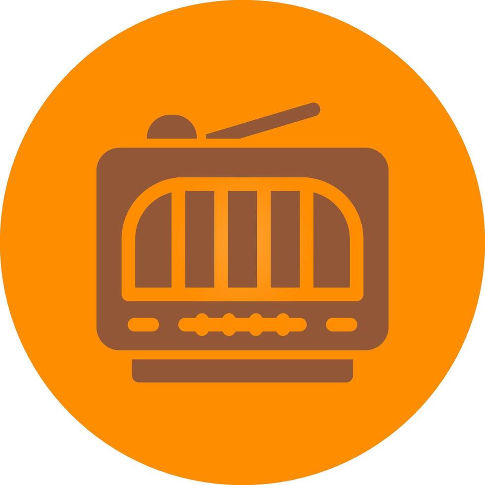 Radio Creative Icon Design vector