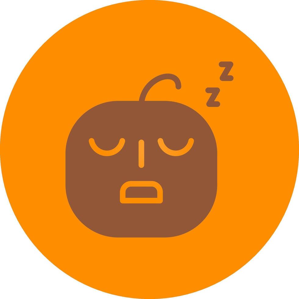 Line bronw Glpyh Design vector
