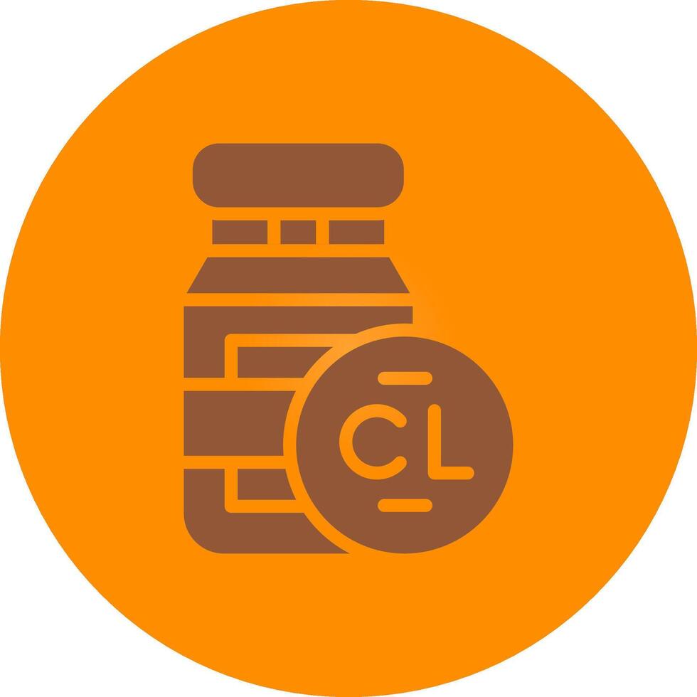 Line bronw Glpyh Design vector