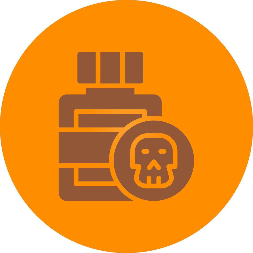 Line bronw Glpyh Design vector