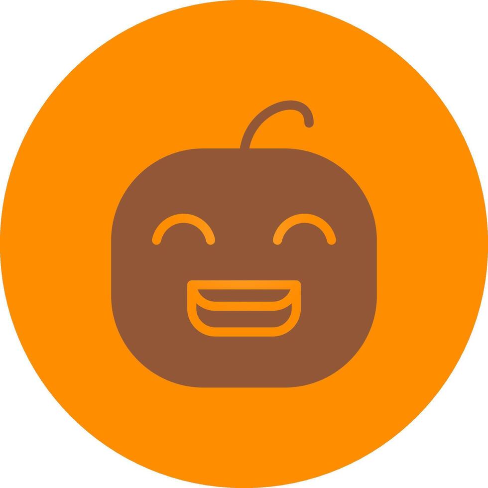Line bronw Glpyh Design vector