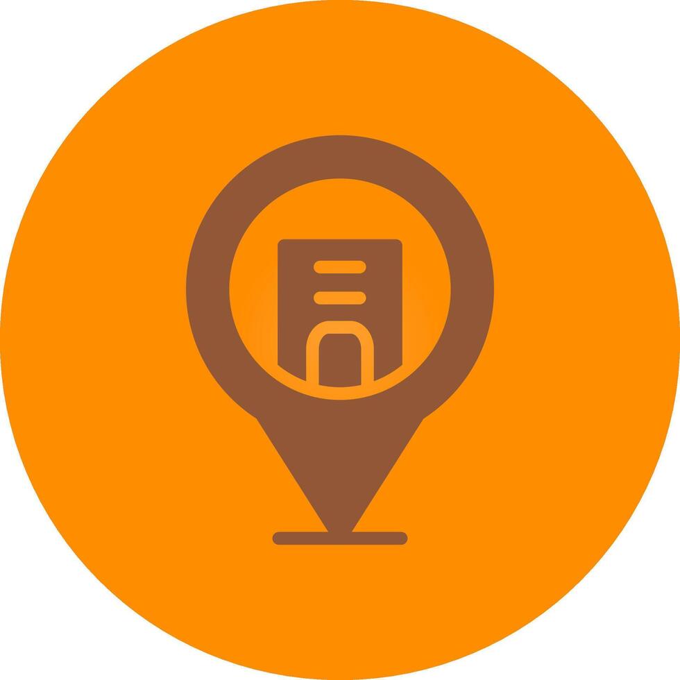 Location Pin Creative Icon Design vector