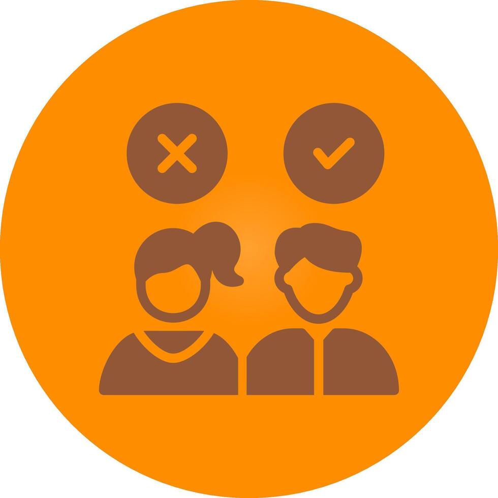 Candidate Creative Icon Design vector