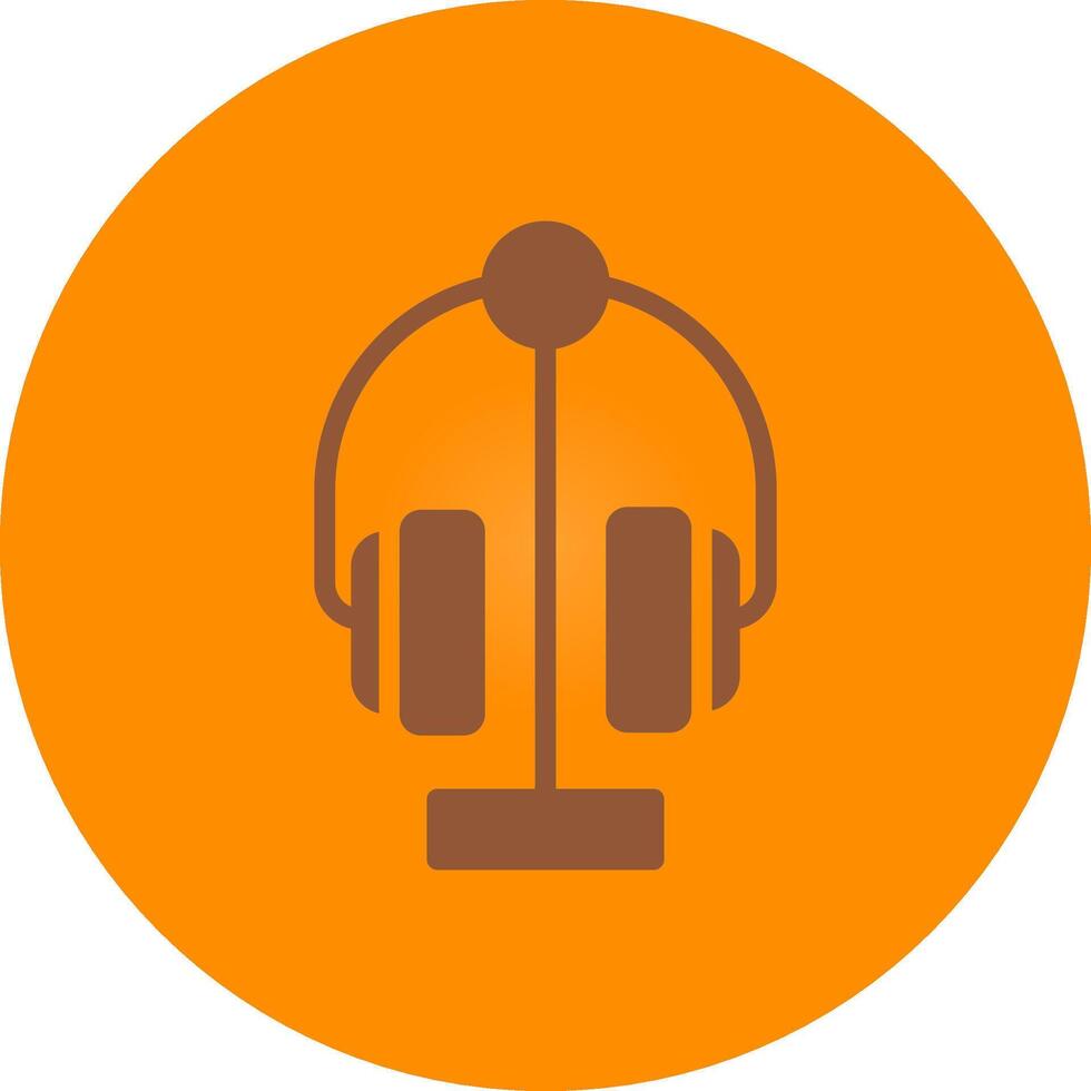 Headphone Creative Icon Design vector