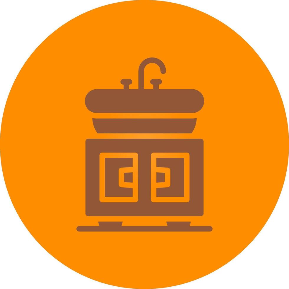 Washbasin Creative Icon Design vector