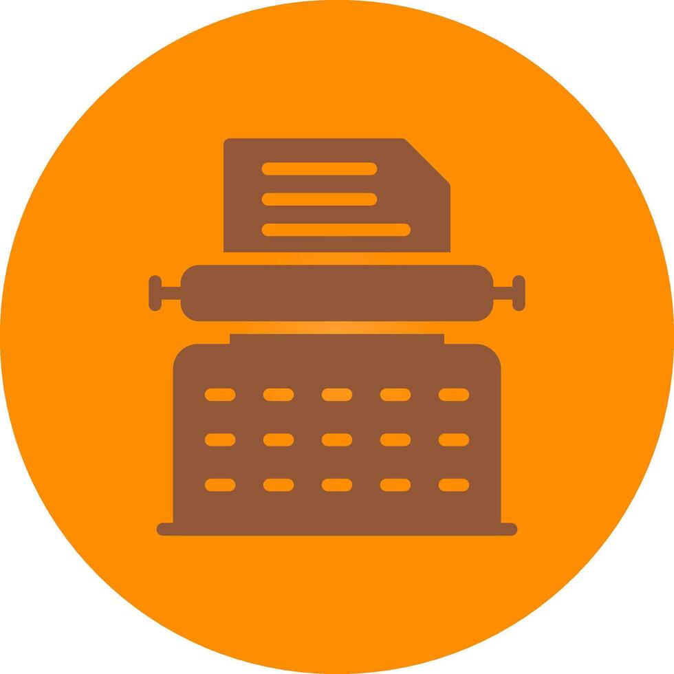 Typewriter Creative Icon Design vector