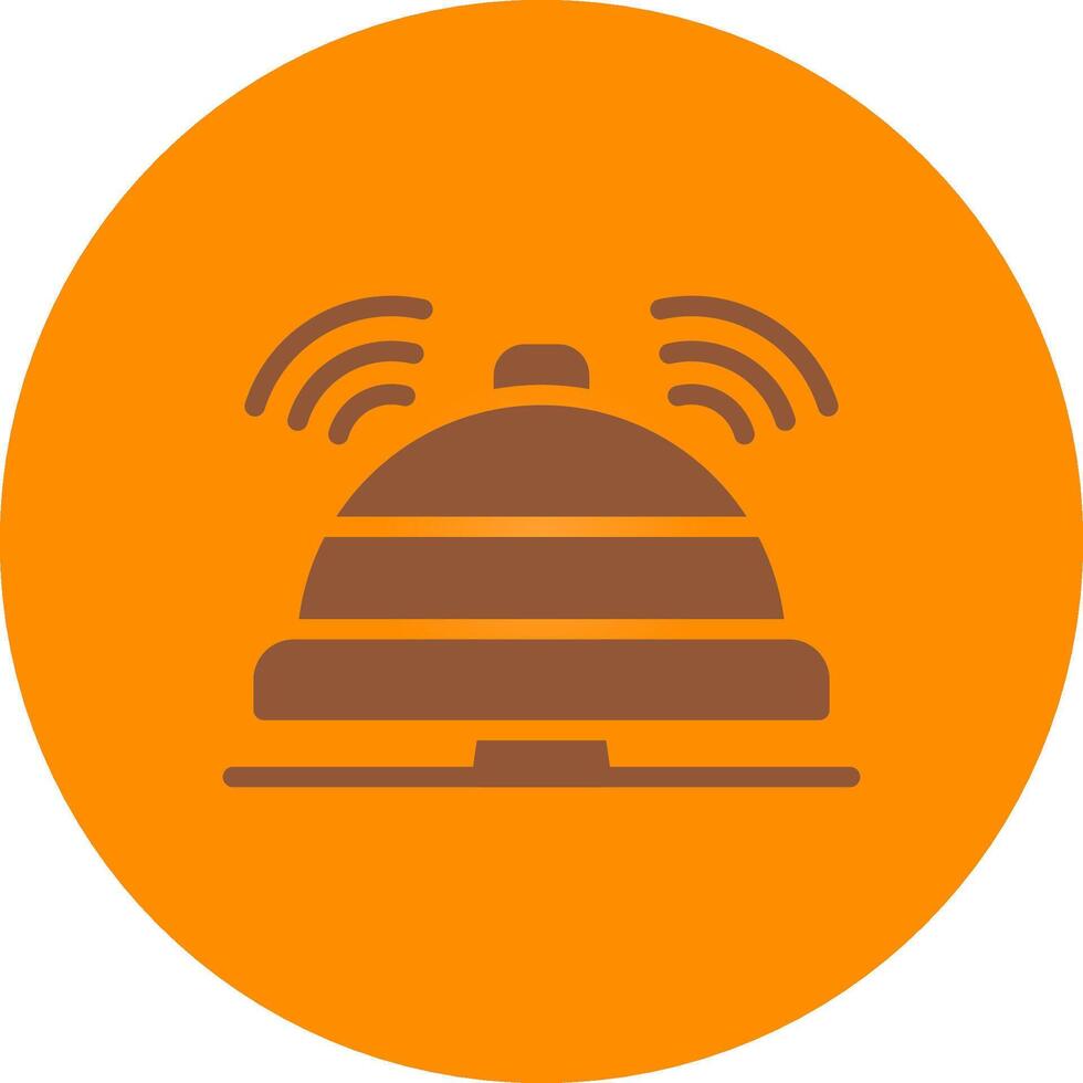 Reception Bell Creative Icon Design vector