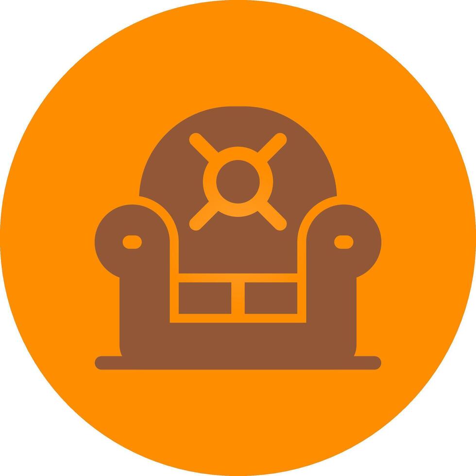 Armchair Creative Icon Design vector