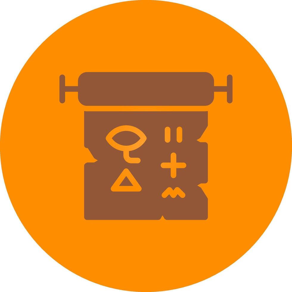 Hieroglyph Creative Icon Design vector