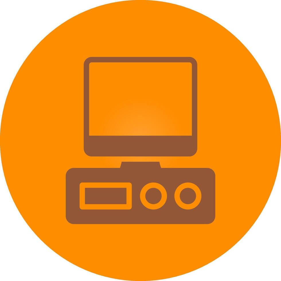 Computer Creative Icon Design vector