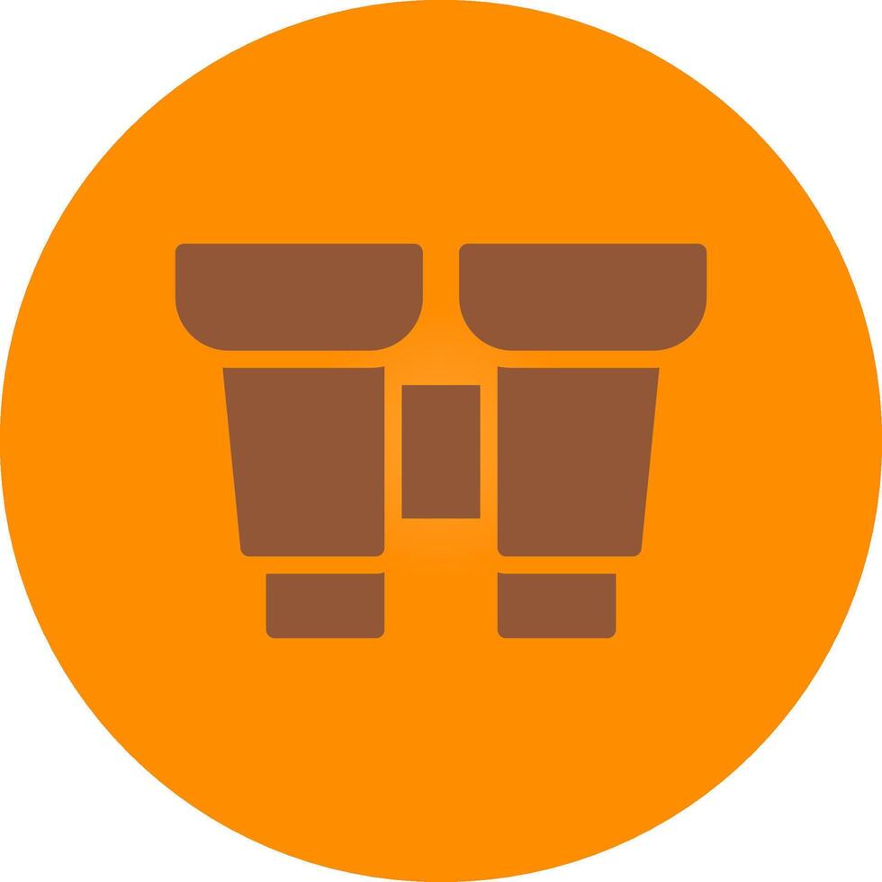 Binocular Creative Icon Design vector