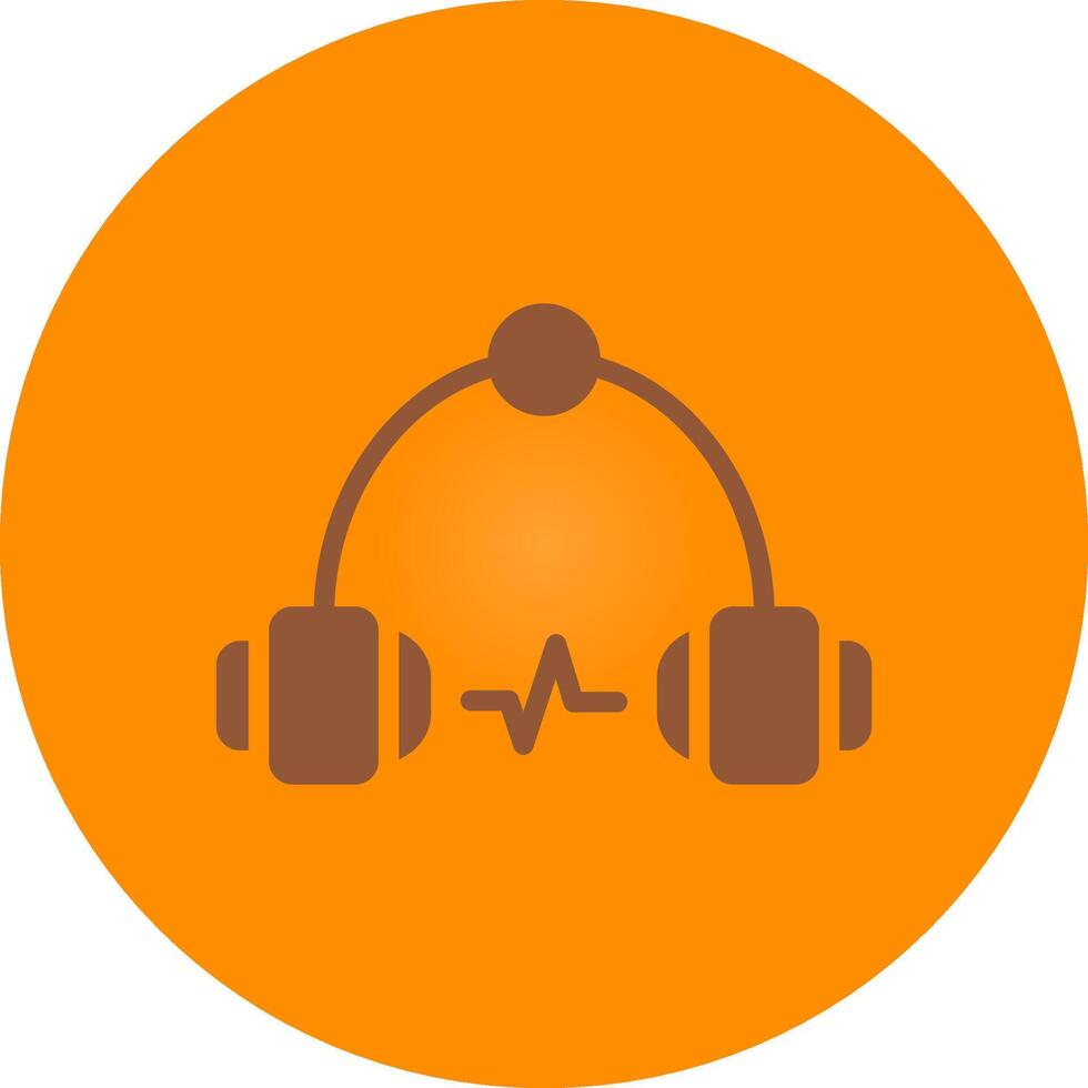 Headphone Creative Icon Design vector