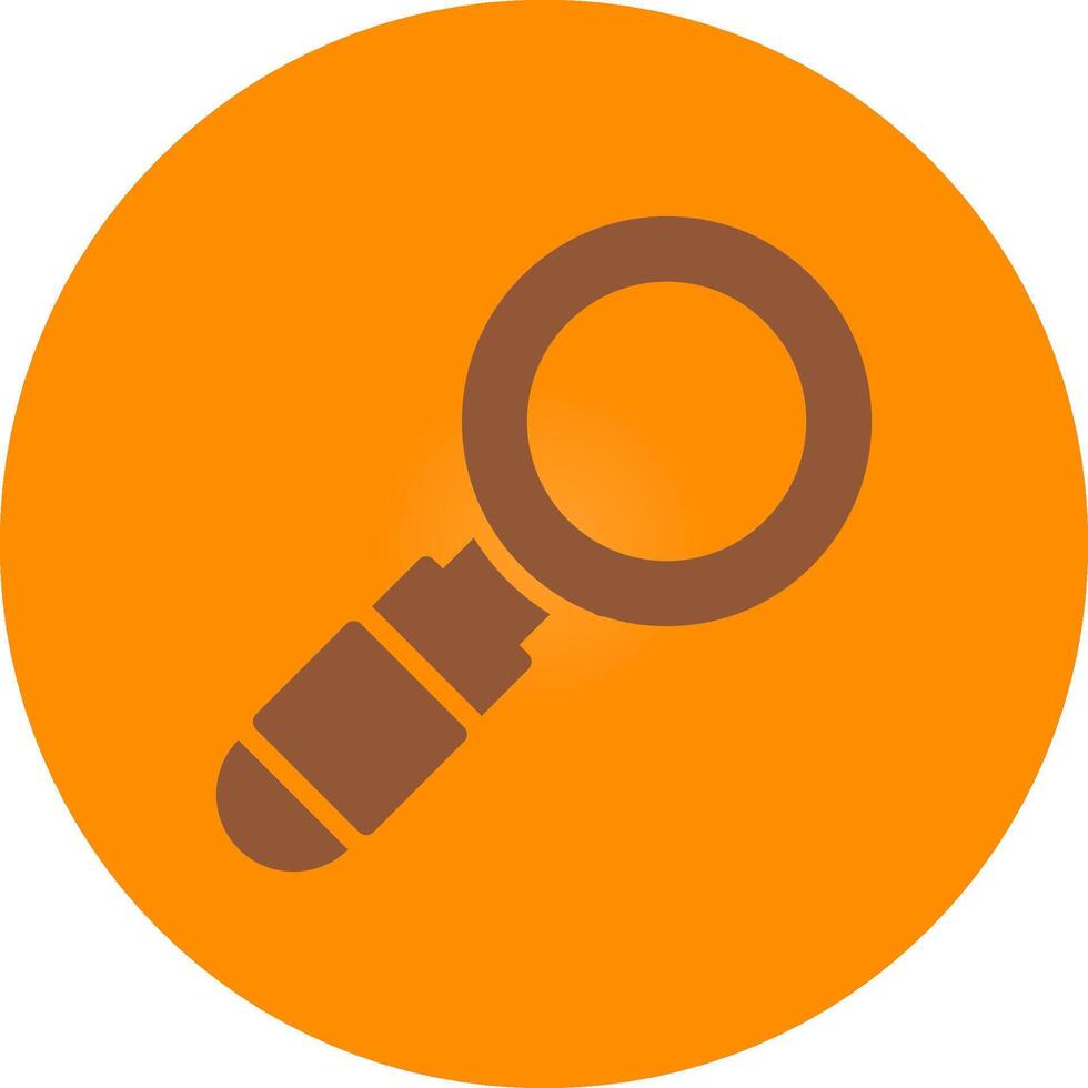 Magnifying Glass Creative Icon Design vector