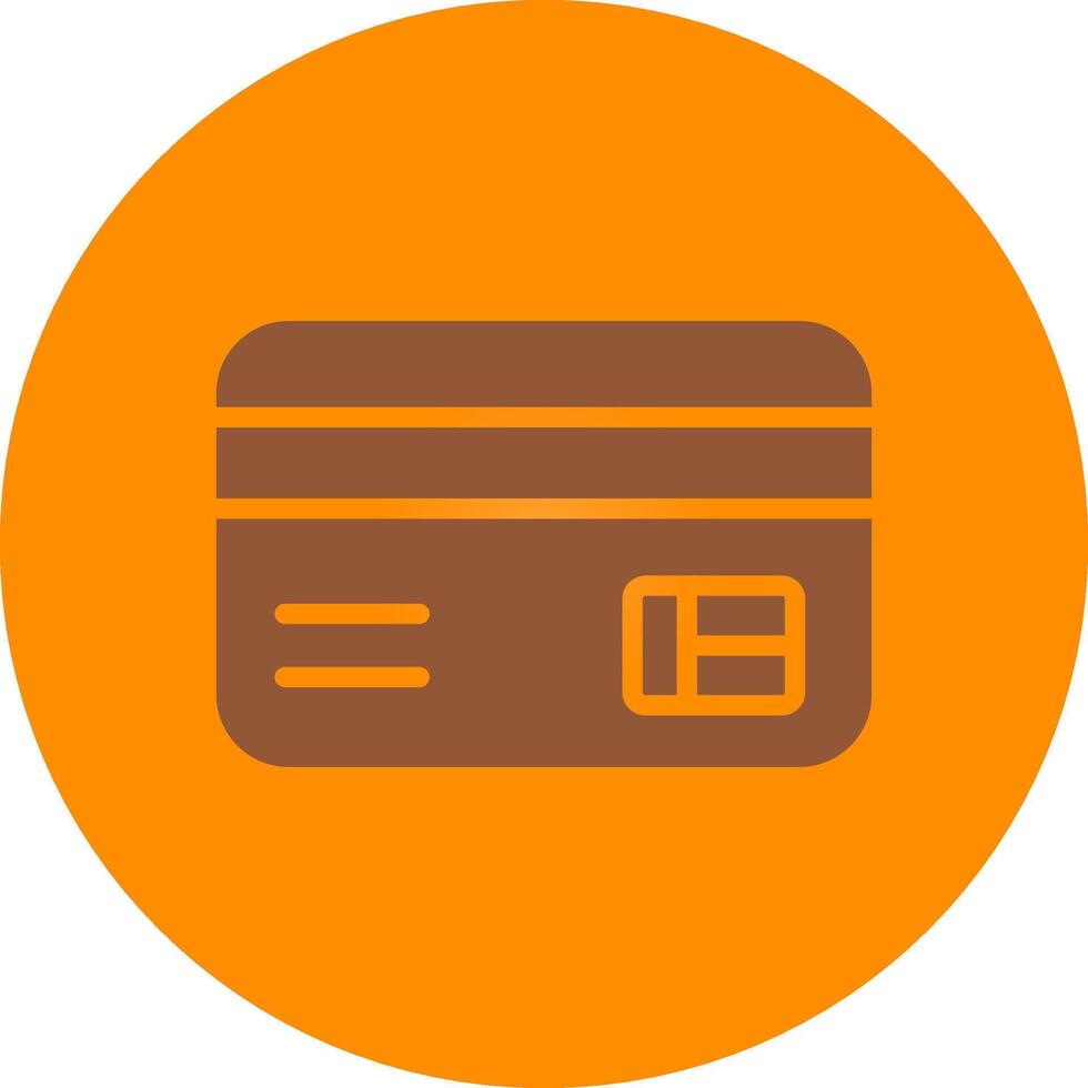 Line bronw Glpyh Design vector