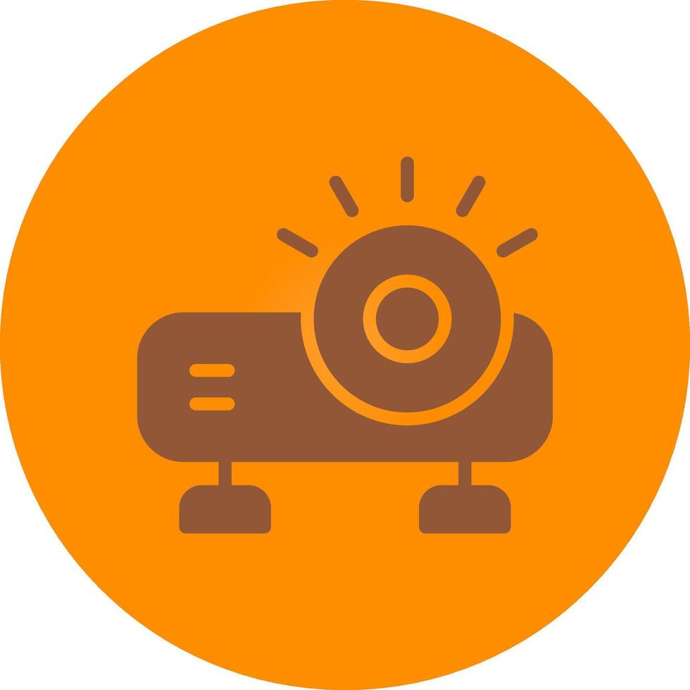 Projector Creative Icon Design vector