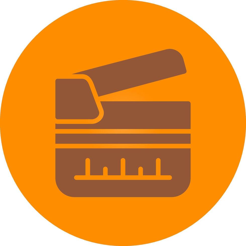 Clapperboard Creative Icon Design vector