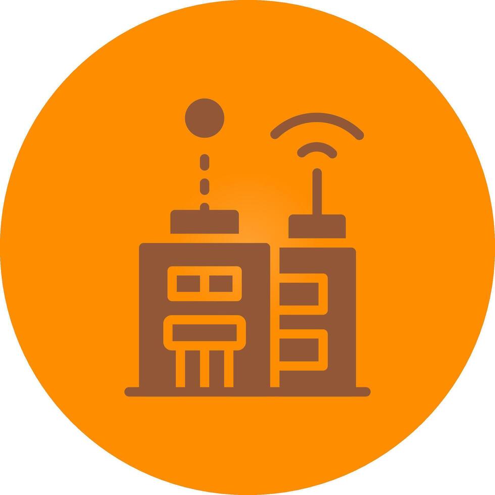 Smart City Creative Icon Design vector