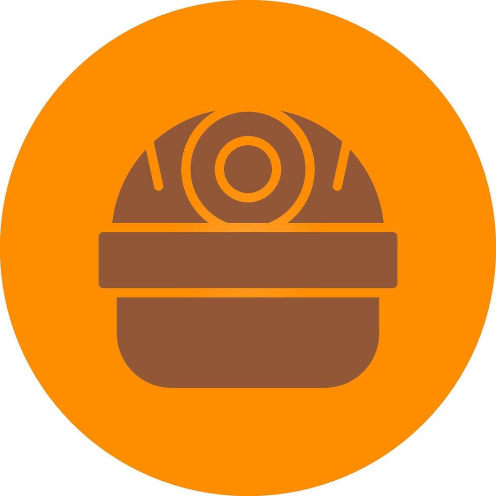 Helmet Creative Icon Design vector