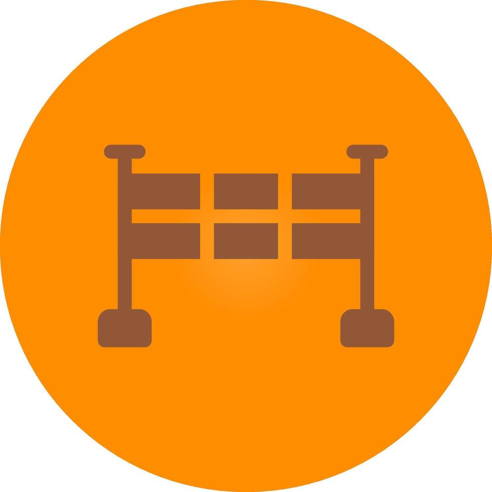 Finish Line Creative Icon Design vector