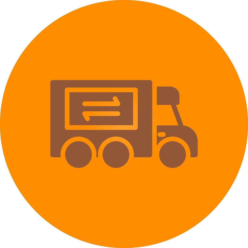 Supply Chain Creative Icon Design vector