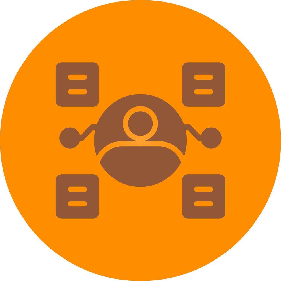 User Predictions Creative Icon Design vector