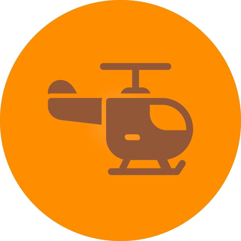 Helicopter Creative Icon Design vector