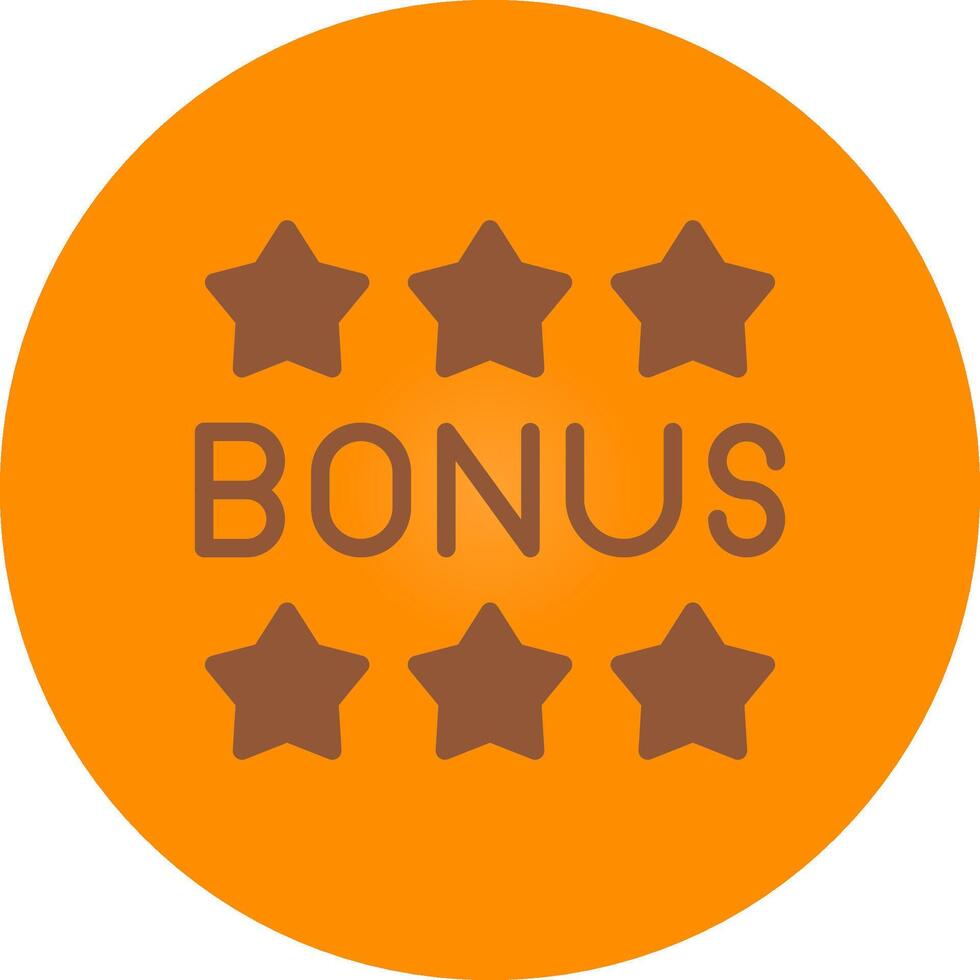 Bonus Creative Icon Design vector