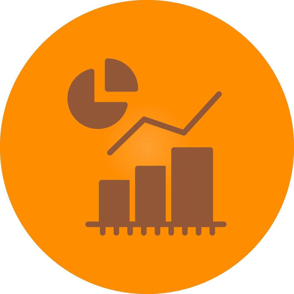 Statistical Analysis Creative Icon Design vector