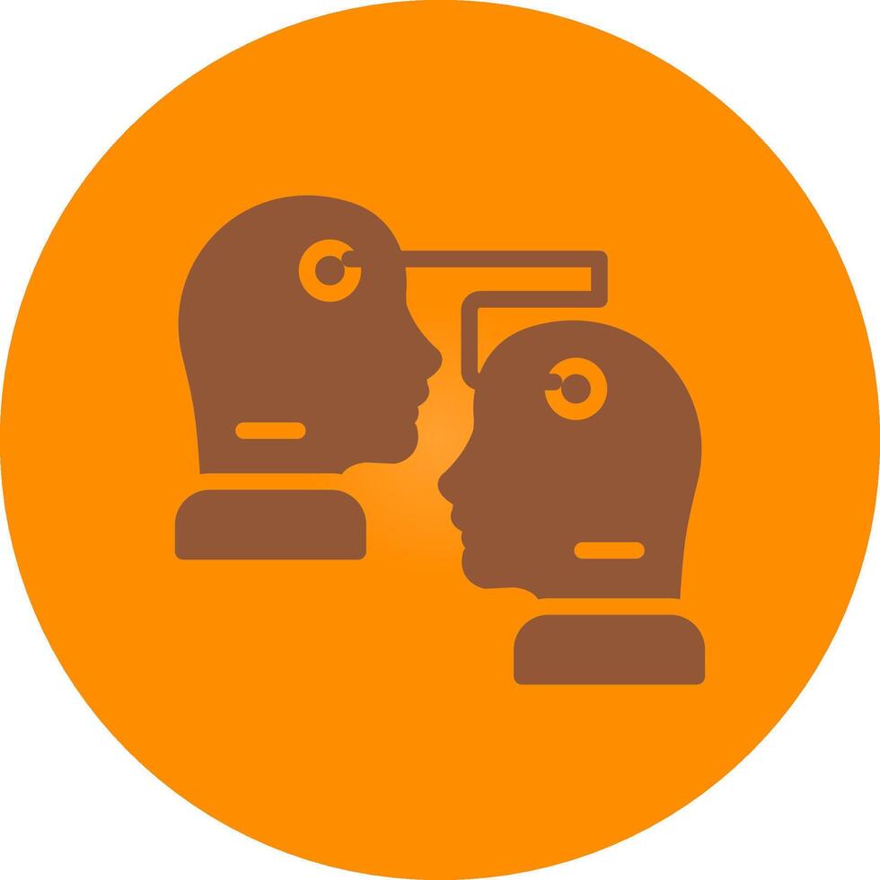 Telepathy Creative Icon Design vector