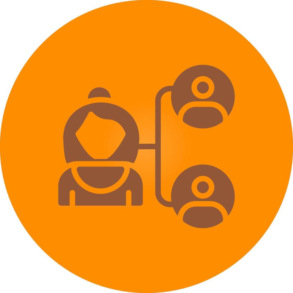 Manager Creative Icon Design vector