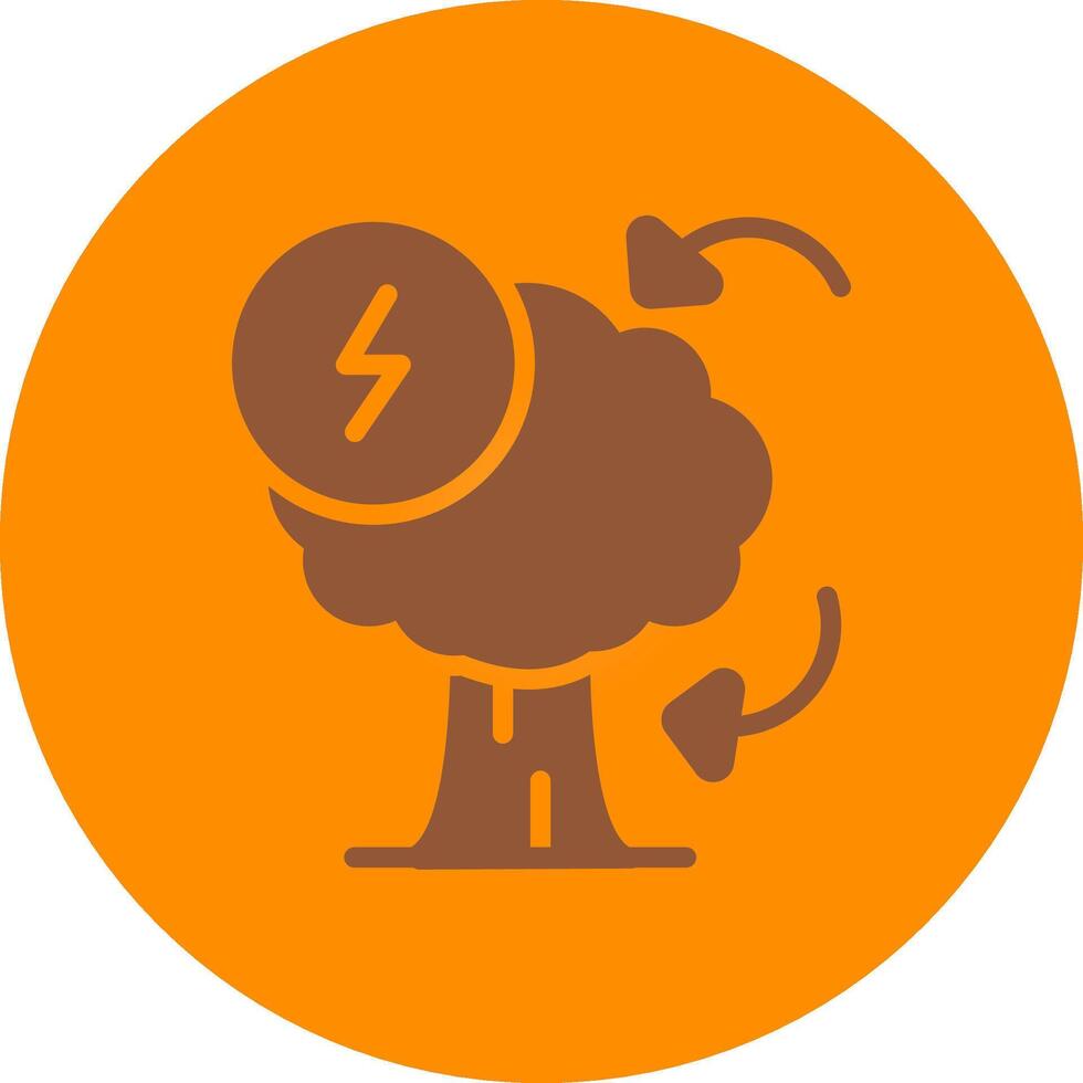 Eco Electricity Creative Icon Design vector