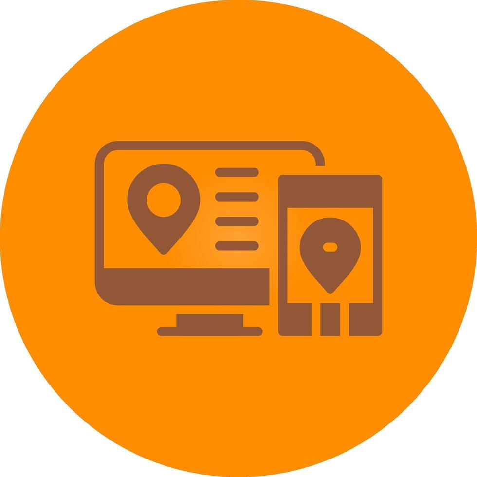 Multi Screen Marketing Creative Icon Design vector