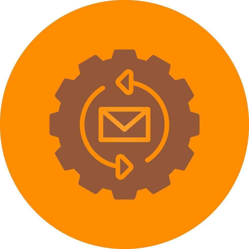 Marketing Automation Creative Icon Design vector