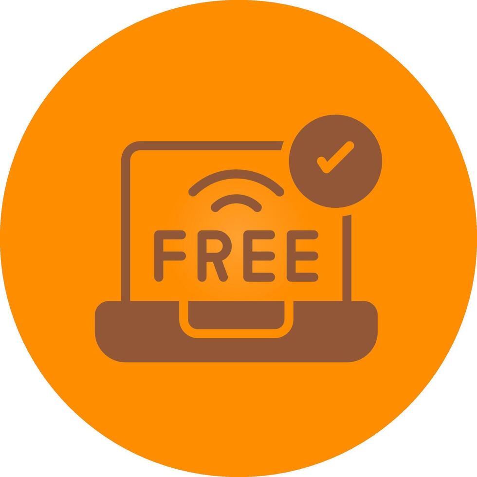 Free Wifi Creative Icon Design vector