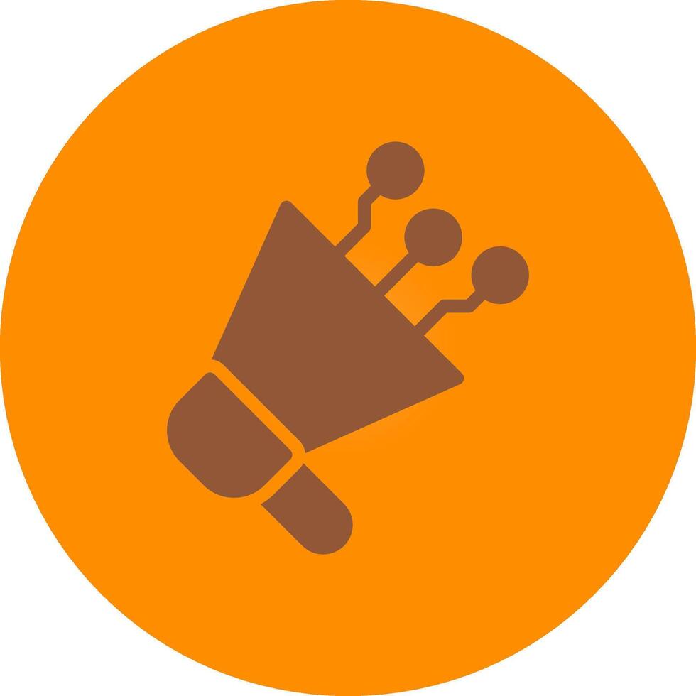 Content Marketer Creative Icon Design vector