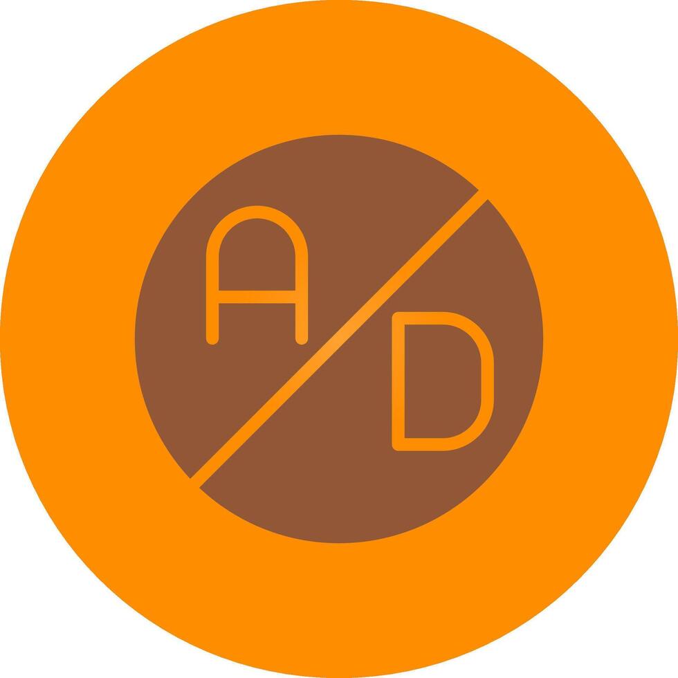 Ad Blocker Creative Icon Design vector