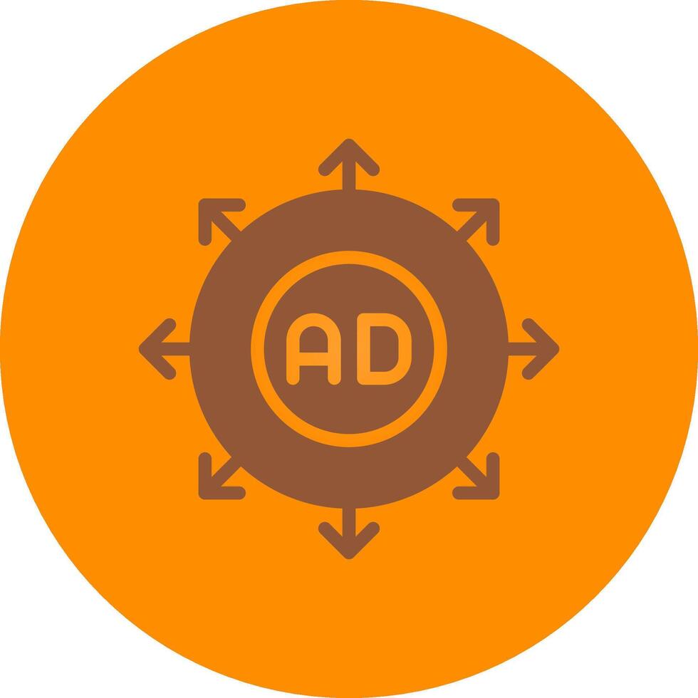 Advertising Submission Creative Icon Design vector