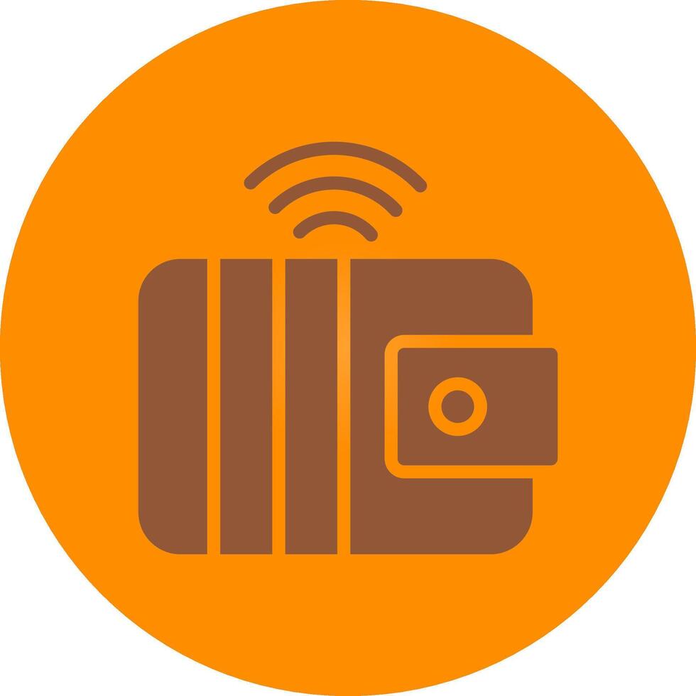 Smart Wallet Creative Icon Design vector