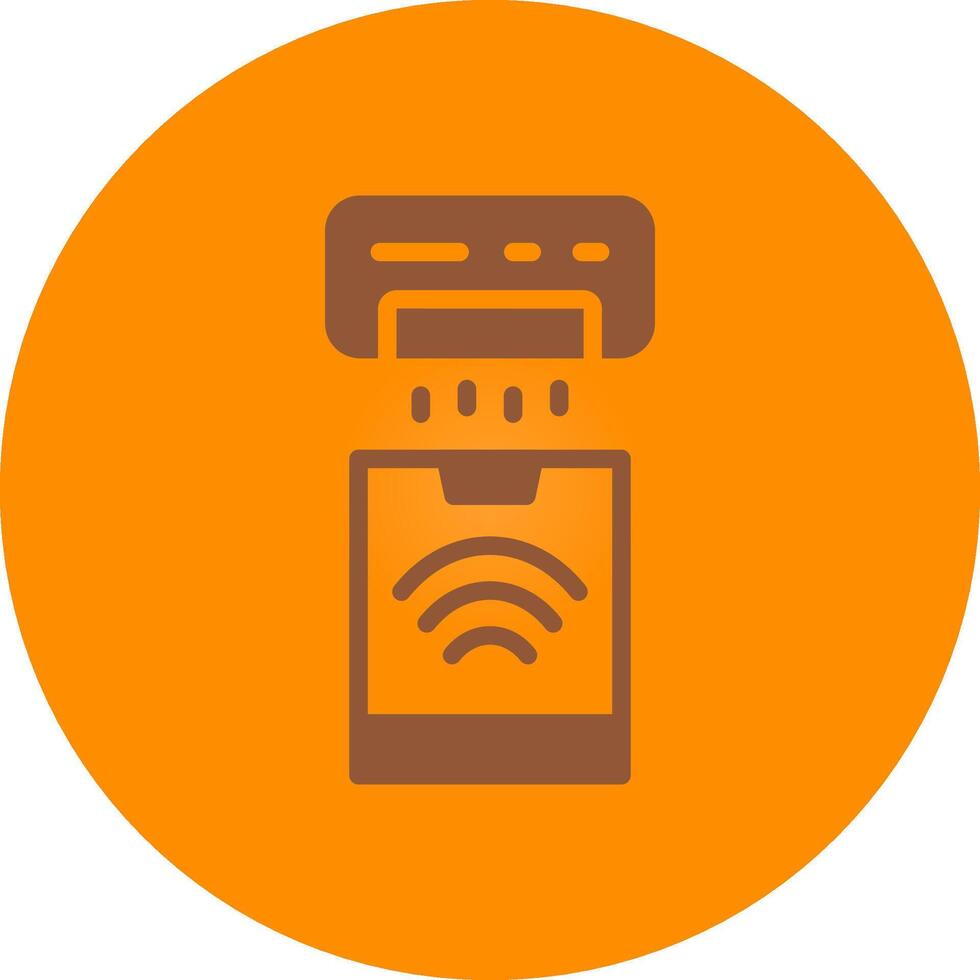 Smart Cooler Creative Icon Design vector
