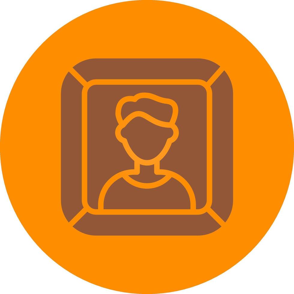 Portrait Creative Icon Design vector