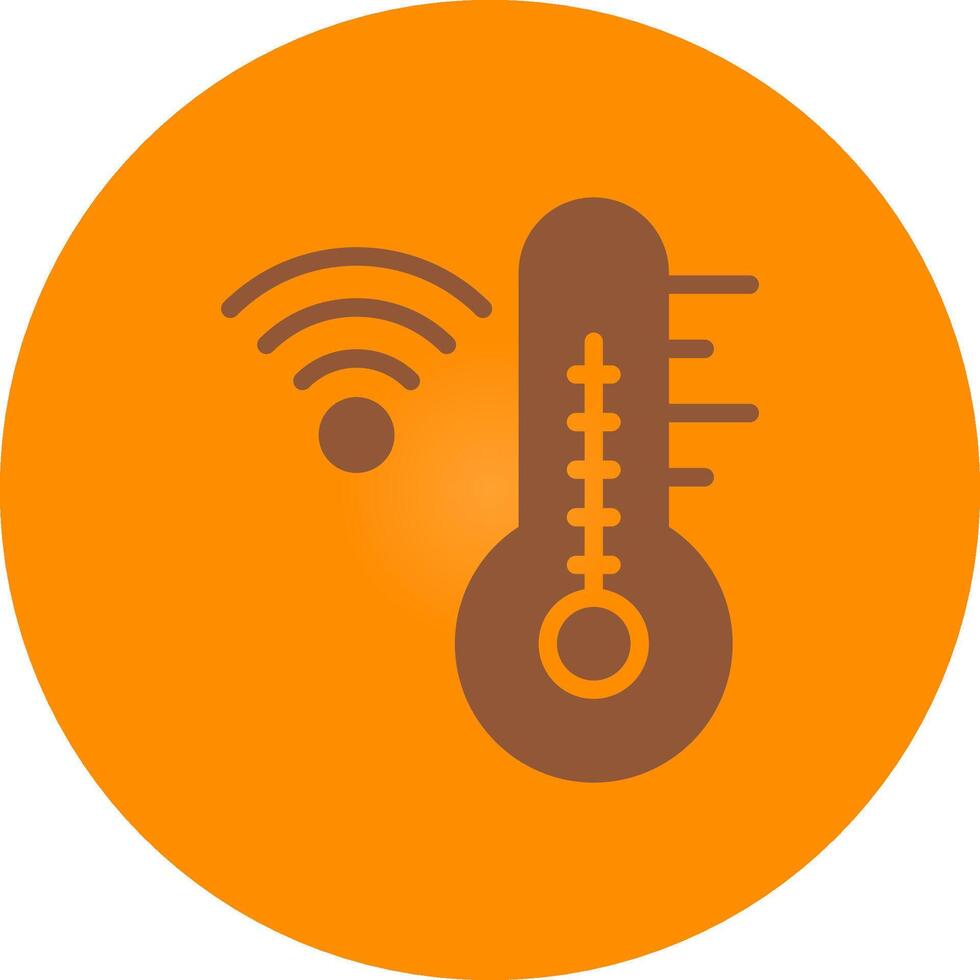 Thermostat Creative Icon Design vector